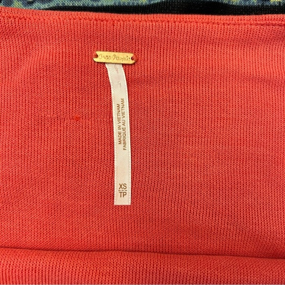 FREE PEOPLE Oversized Printed Colorblock T-Shirt Dress - Picture 7 of 9